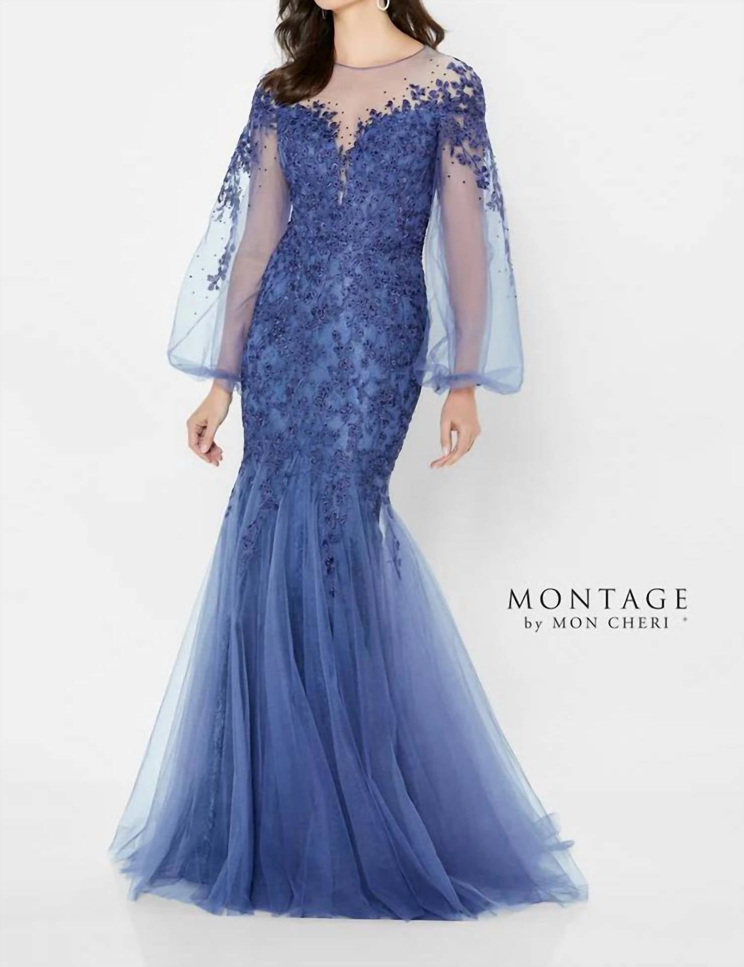 Кружевное нарядное платье для матери невесты в цвете дельфиниум Montage by Mon Cheri, Delphineum
Кружевное нарядное платье для матери невесты в цвете дельфиниум Montage by Mon Cheri, Delphineum