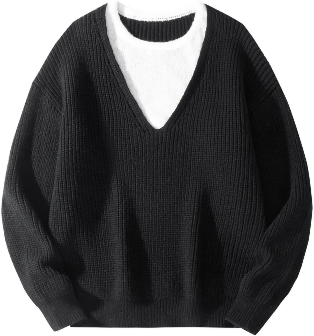 Стильный свитер Cambkatl для мужчин, двухслойный, свободный, с длинными рукавами
Стильный свитер Cambkatl для мужчин, двухслойный, свободный, с длинными рукавами