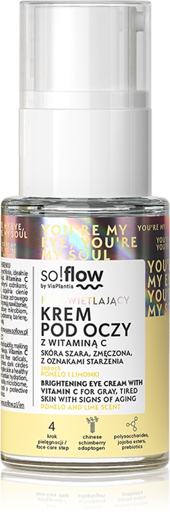 Осветляющий крем для глаз с витамином С. Детоксифицирующий и осветляющий крем для глаз с витамином С. So!Flow, 15 мл
Осветляющий крем для глаз с витамином С. Детоксифицирующий и осветляющий крем для глаз с витамином С. So!Flow, 15 мл