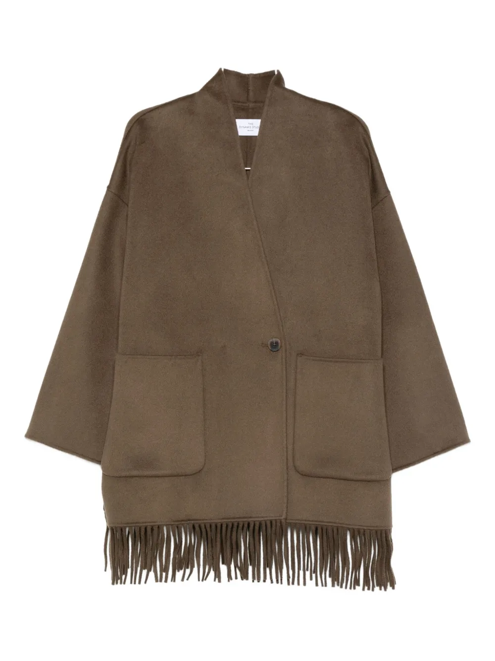 Пальто с накладными карманами и бахромой THE DYNAMIS STUDIO, коричневый
Пальто с накладными карманами и бахромой THE DYNAMIS STUDIO, коричневый