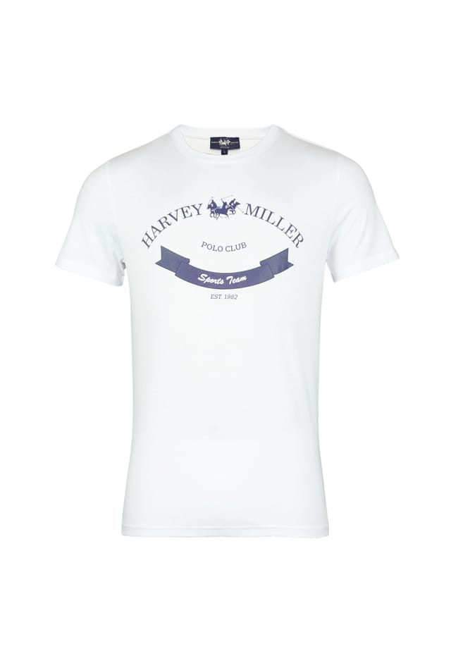 Футболка с коротким рукавом спортивная команда Harvey Miller, белый
Футболка с коротким рукавом спортивная команда Harvey Miller, белый