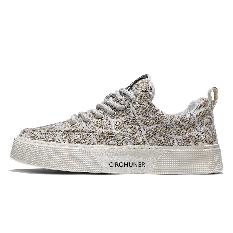 CIROHUNER Дышащие и легкие мужские низкие кеды из холста бежевые, цвет Beige
CIROHUNER Дышащие и легкие мужские низкие кеды из холста бежевые, цвет Beige
