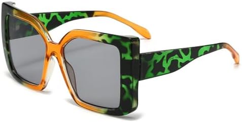 Большие квадратные очки с леопардовым принтом и цветовыми блоками. Модные очки для активного отдыха на природе, защиты от солнца и УФ-излучения, для пляжного отдыха MTZJH, Greenleopard
Большие квадратные очки с леопардовым принтом и цветовыми блоками. Модные очки для активного отдыха на природе, защиты от солнца и УФ-излучения, для пляжного отдыха MTZJH, Greenleopard