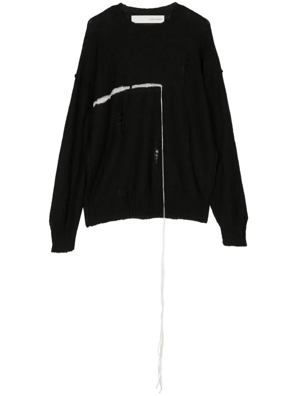 Джемпер с необработанными краями Isabel Benenato, черный
Джемпер с необработанными краями Isabel Benenato, черный