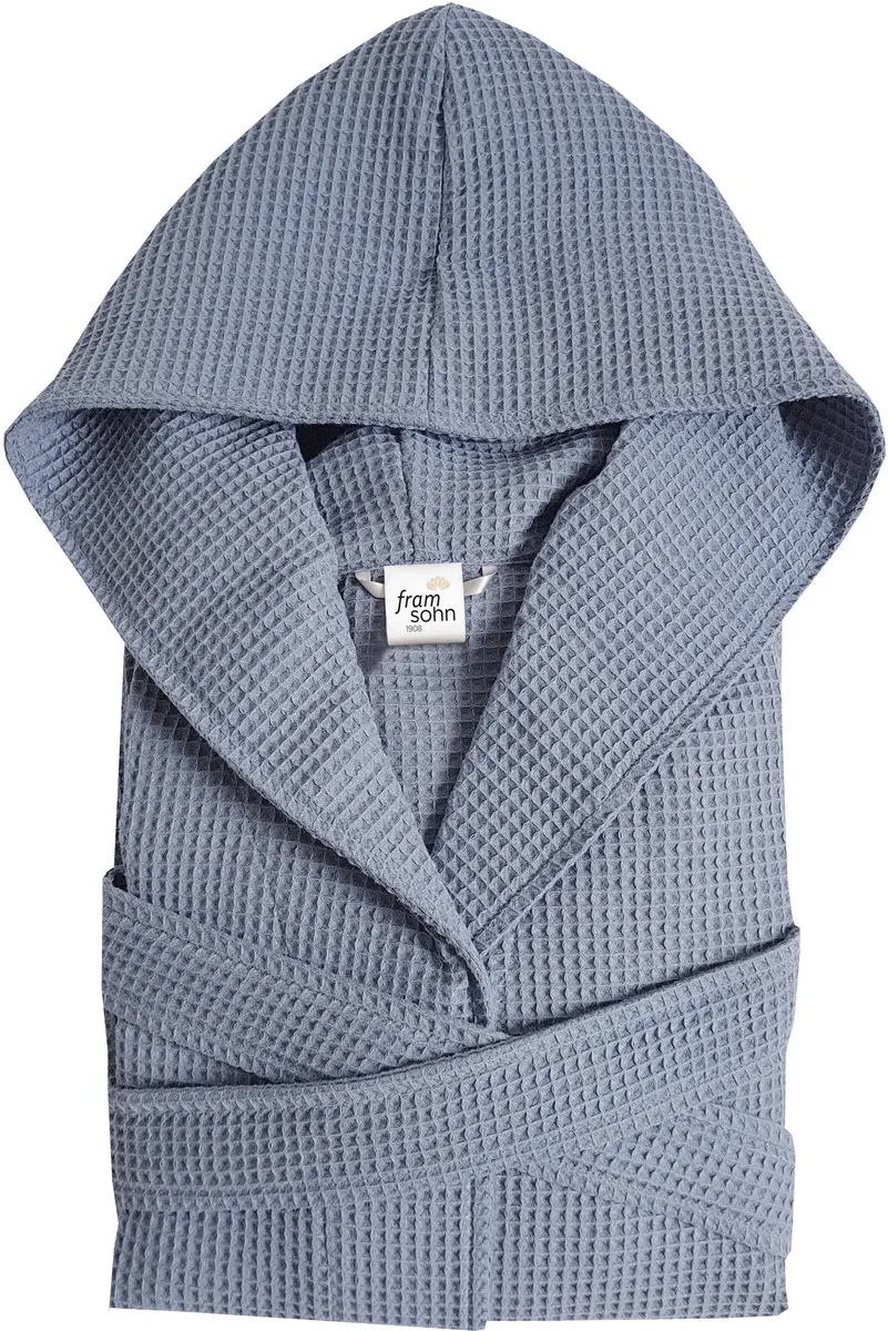 Framsohn махровый женский халат "Халат вафельного пике" Framsohn Frottier, синий
Framsohn махровый женский халат "Халат вафельного пике" Framsohn Frottier, синий