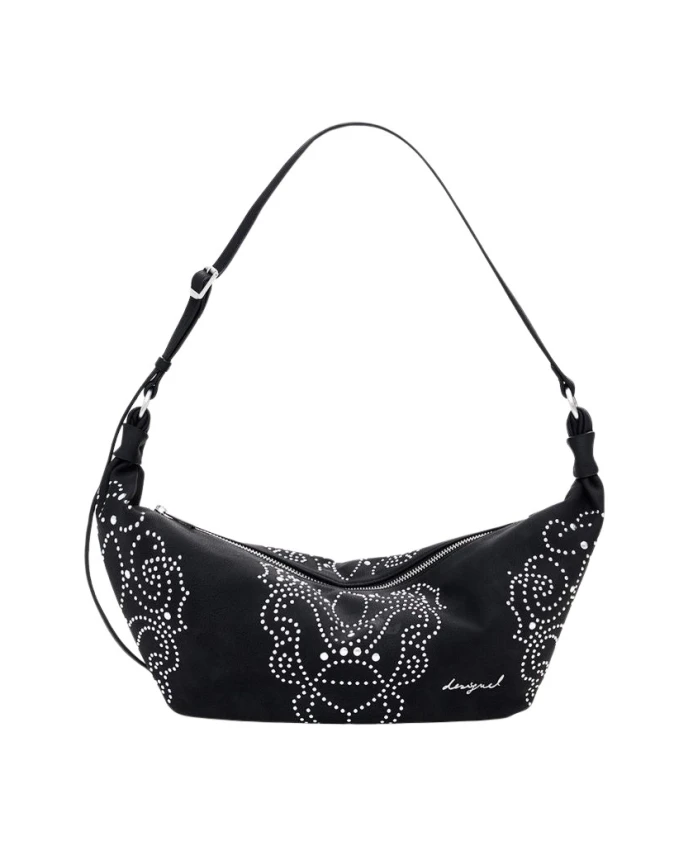 Черная женская сумочка с заклепками Desigual, черный
Черная женская сумочка с заклепками Desigual, черный