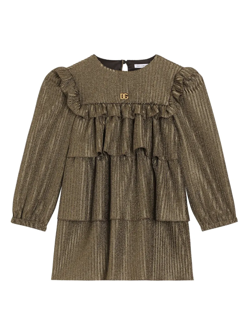 Ламинированное платье Dolce & Gabbana Kids, золотистый
Ламинированное платье Dolce & Gabbana Kids, золотистый