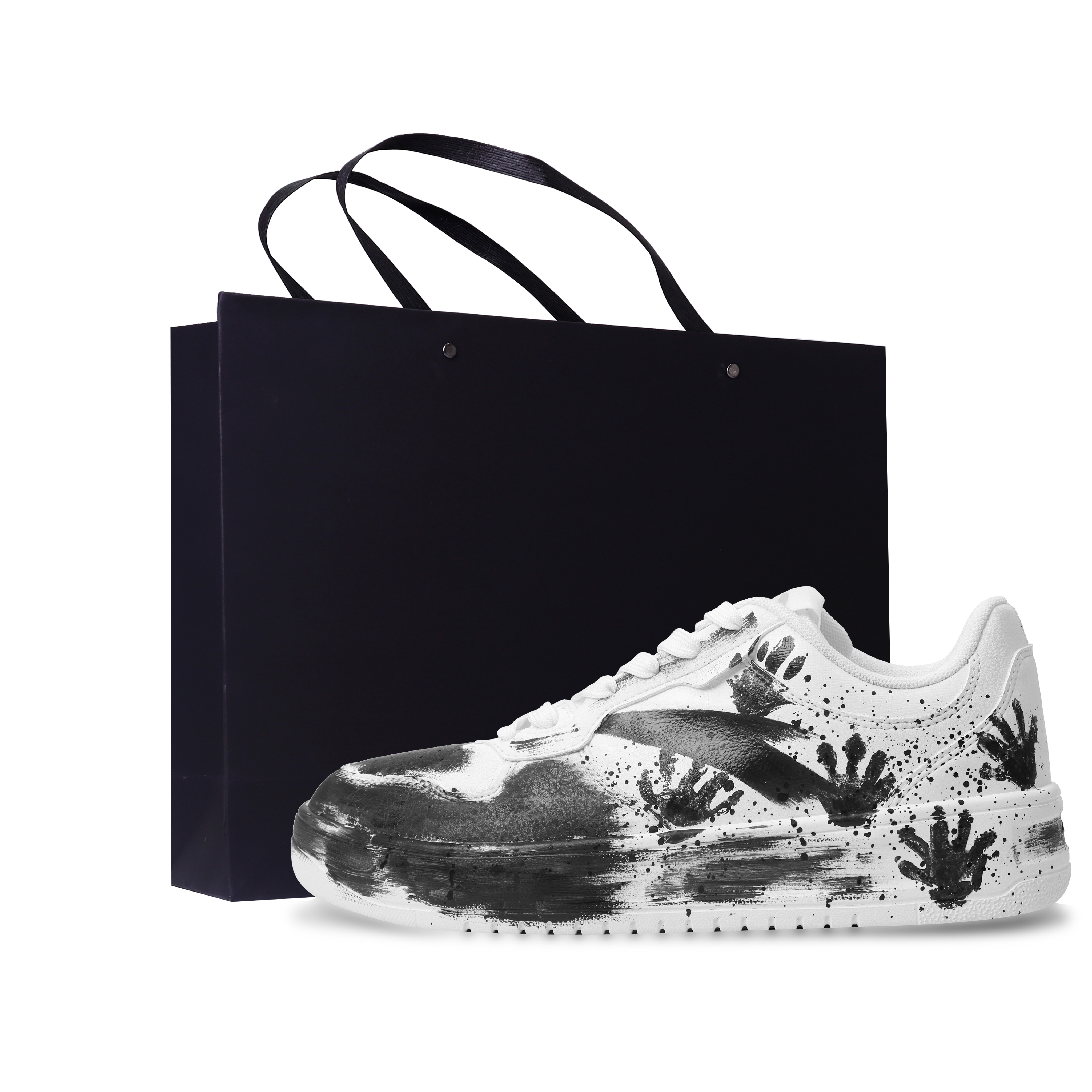 ANTA Свободные, износостойкие, низкие, мужские, кроссовки для скейтбординга, черные 
ANTA Свободные, износостойкие, низкие, мужские, кроссовки для скейтбординга, черные