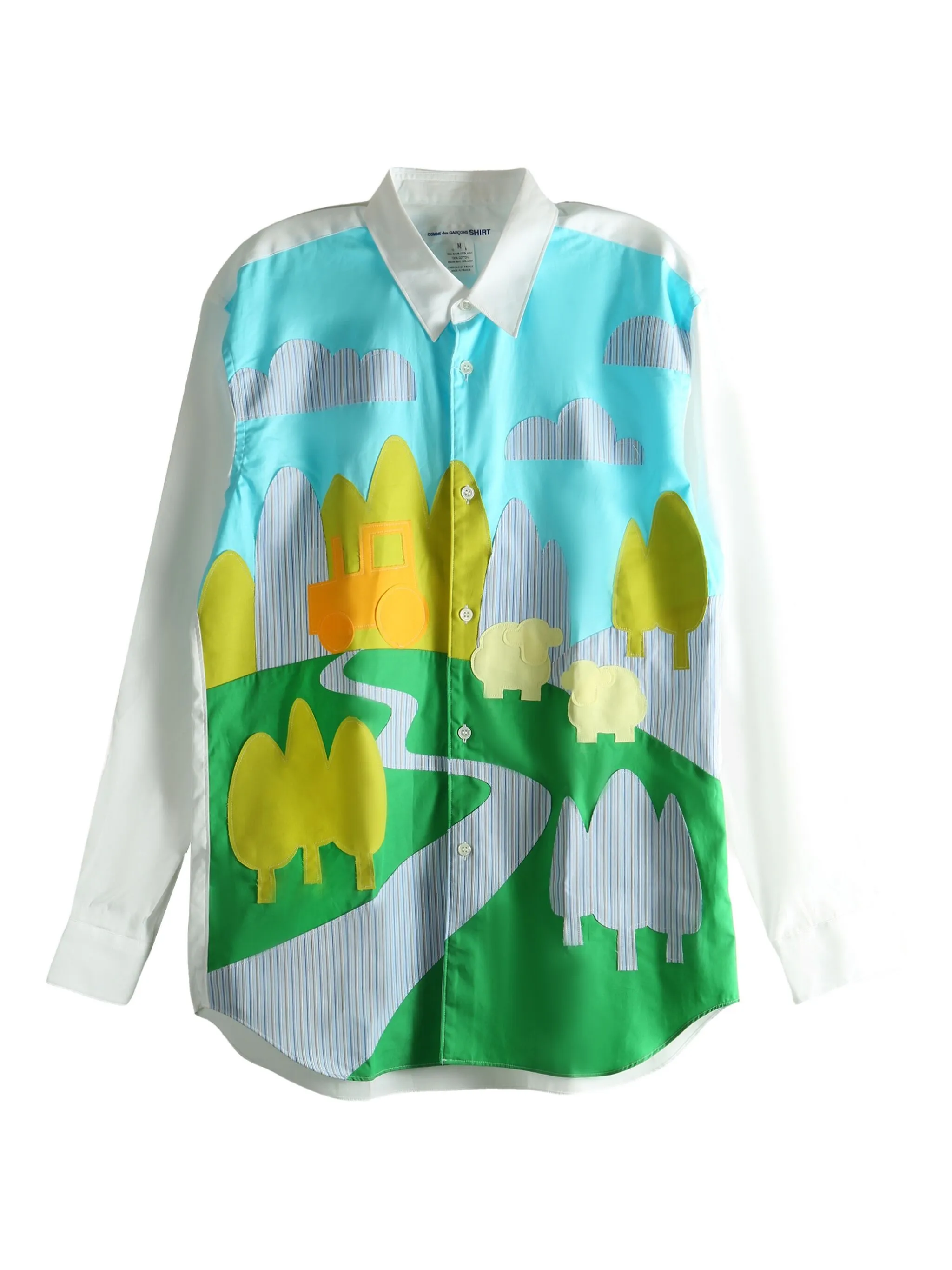 Рубашка в полоску Comme Des Garçons Shirt, белый
Рубашка в полоску Comme Des Garçons Shirt, белый