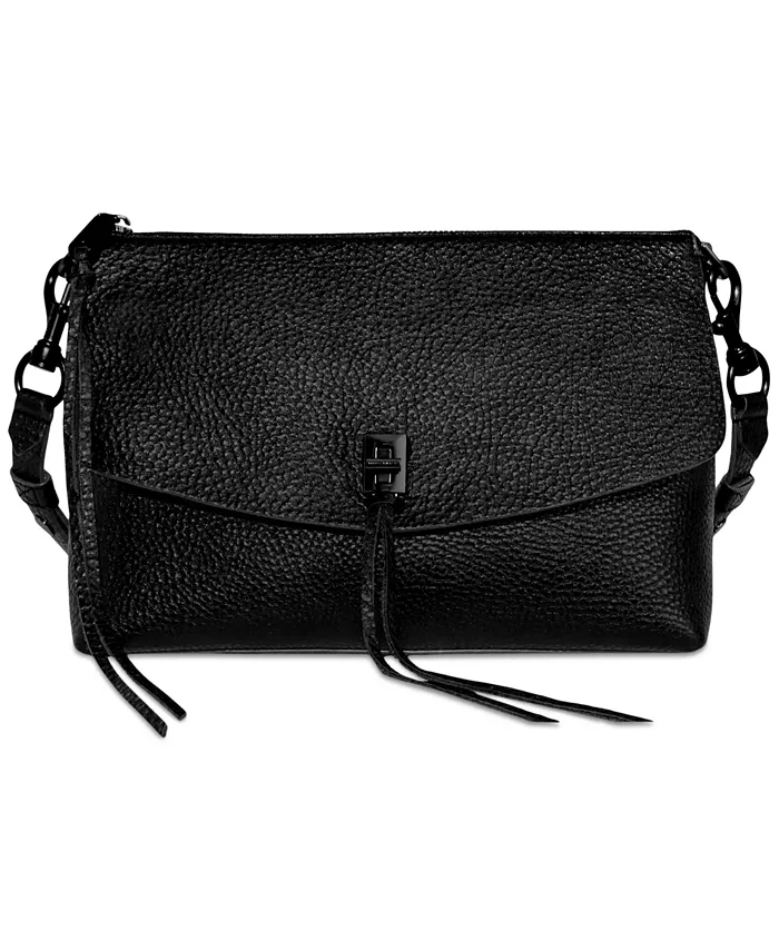 Дарен Маленькая кожаная сумка через плечо с верхней молнией Rebecca Minkoff, черный
Дарен Маленькая кожаная сумка через плечо с верхней молнией Rebecca Minkoff, черный
