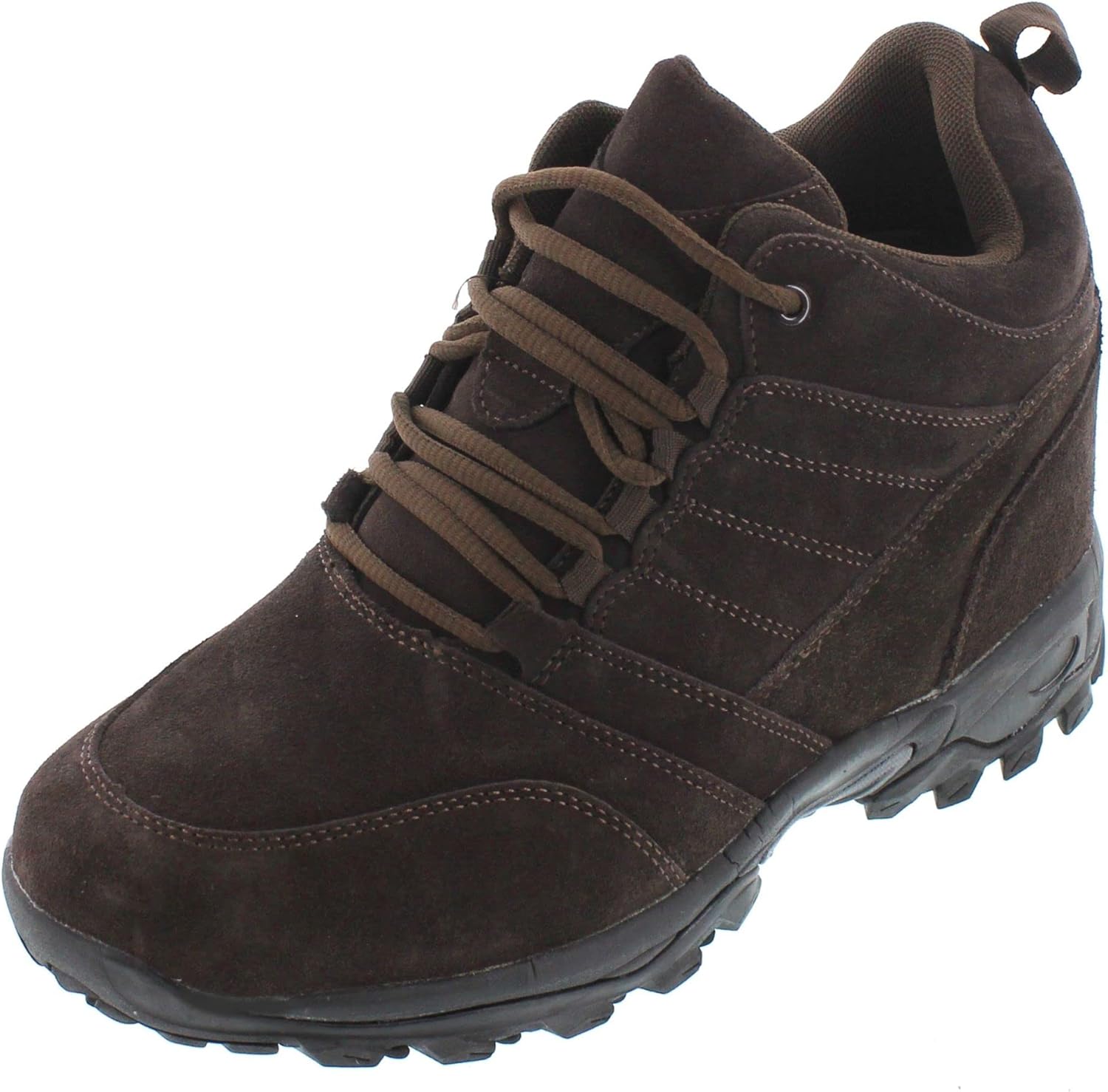 Мужские невидимые увеличивающие рост туфли CALTO - темно-коричневые замшевые ботинки на шнуровке для походов - увеличение роста на 10 см - H0031 - размер 6 D(M) US
Мужские невидимые увеличивающие рост туфли CALTO - темно-коричневые замшевые ботинки на шнуровке для походов - увеличение роста на 10 см - H0031 - размер 6 D(M) US