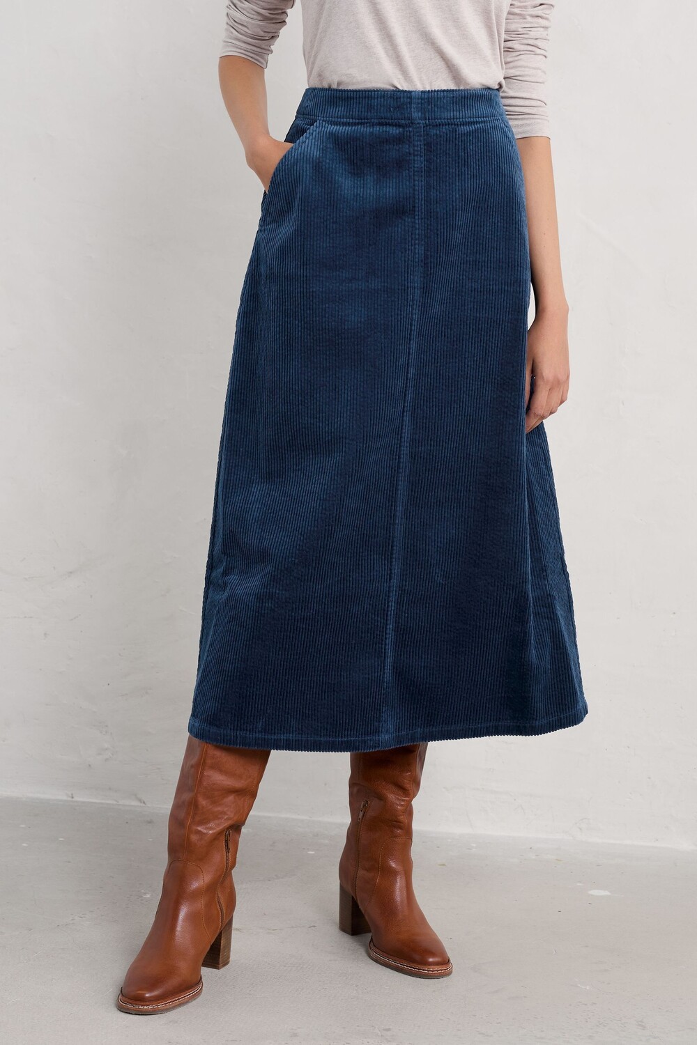 Юбка из 100% хлопка с подоконником Seasalt Cornwall, синий
Юбка из 100% хлопка с подоконником Seasalt Cornwall, синий