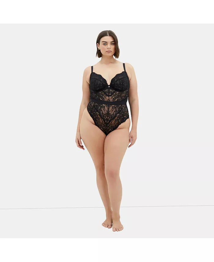 Боди Josephine больших размеров CITY CHIC, черный
Боди Josephine больших размеров CITY CHIC, черный