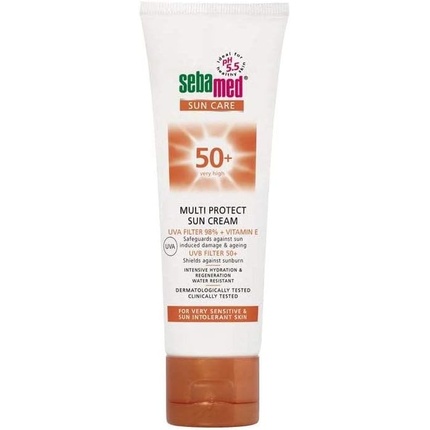Солнцезащитный крем Multi Protect SPF50+ без отдушек 75 мл Sebamed
Солнцезащитный крем Multi Protect SPF50+ без отдушек 75 мл Sebamed