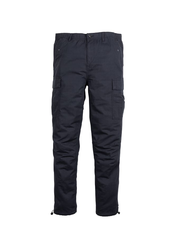 Брюки карго из ткани рипстоп Hero By John Medoox, черный 
Брюки карго из ткани рипстоп Hero By John Medoox, черный