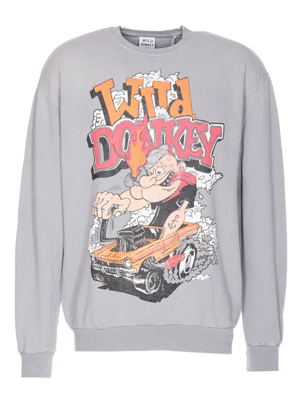 Толстовка с принтом и круглым вырезом Rate Rice Wild Donkey, серый
Толстовка с принтом и круглым вырезом Rate Rice Wild Donkey, серый