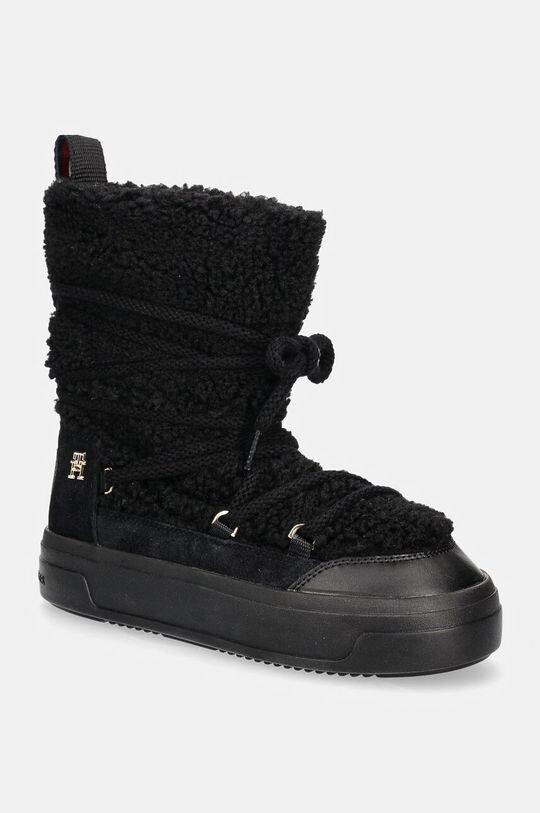 Зимние ботинки Snowboot из искусственной овчины на шнуровке Tommy Hilfiger, черный
Зимние ботинки Snowboot из искусственной овчины на шнуровке Tommy Hilfiger, черный