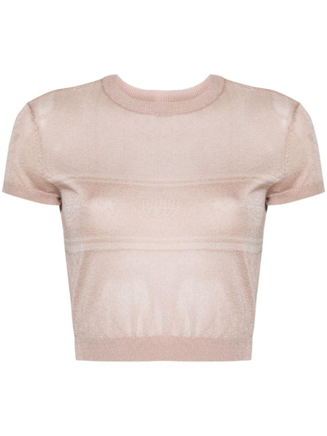 Chiara Ferragni топ Maxi Logomania тонкой вязки, розовый
Chiara Ferragni топ Maxi Logomania тонкой вязки, розовый