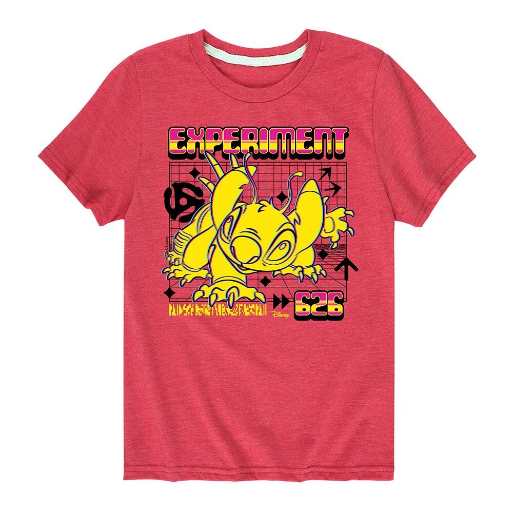 Футболка с графическим рисунком «Лило и Стич» для мальчиков 8–20 лет «Эксперимент 626» от Disney Licensed Character, цвет Heather Red
Футболка с графическим рисунком «Лило и Стич» для мальчиков 8–20 лет «Эксперимент 626» от Disney Licensed Character, цвет Heather Red