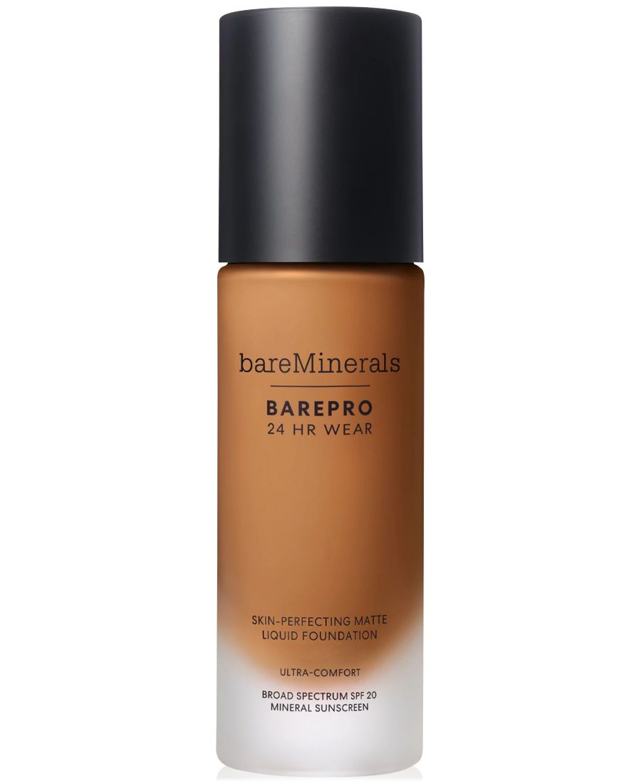 Жидкая матирующая тональная основа BAREPRO с 24-часовой стойкостью и SPF 20 BareMinerals, цвет deep 51 warm
Жидкая матирующая тональная основа BAREPRO с 24-часовой стойкостью и SPF 20 BareMinerals, цвет deep 51 warm