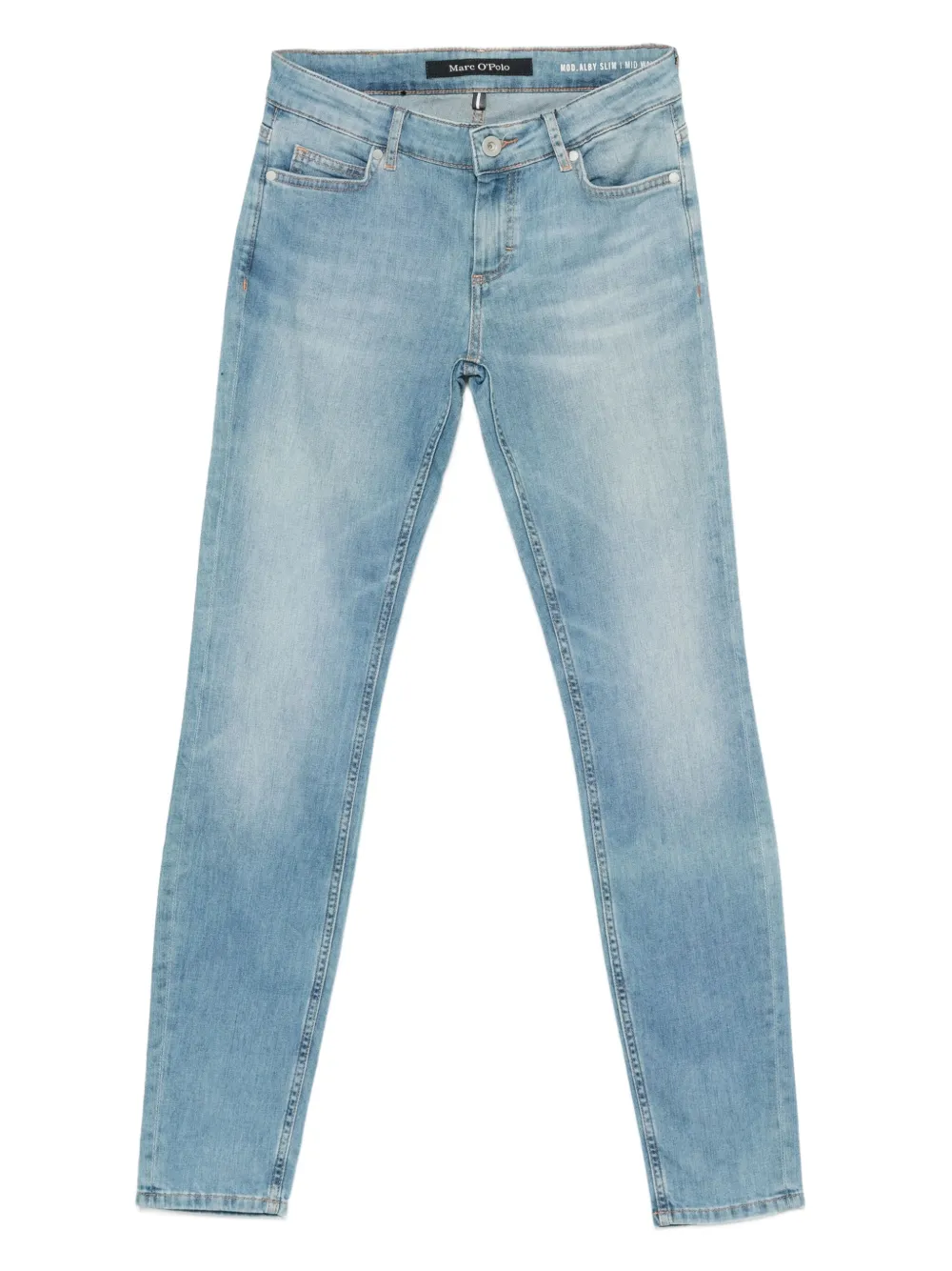 Джинсы с эффектом потертости Marc O'Polo, синий 
Джинсы с эффектом потертости Marc O'Polo, синий