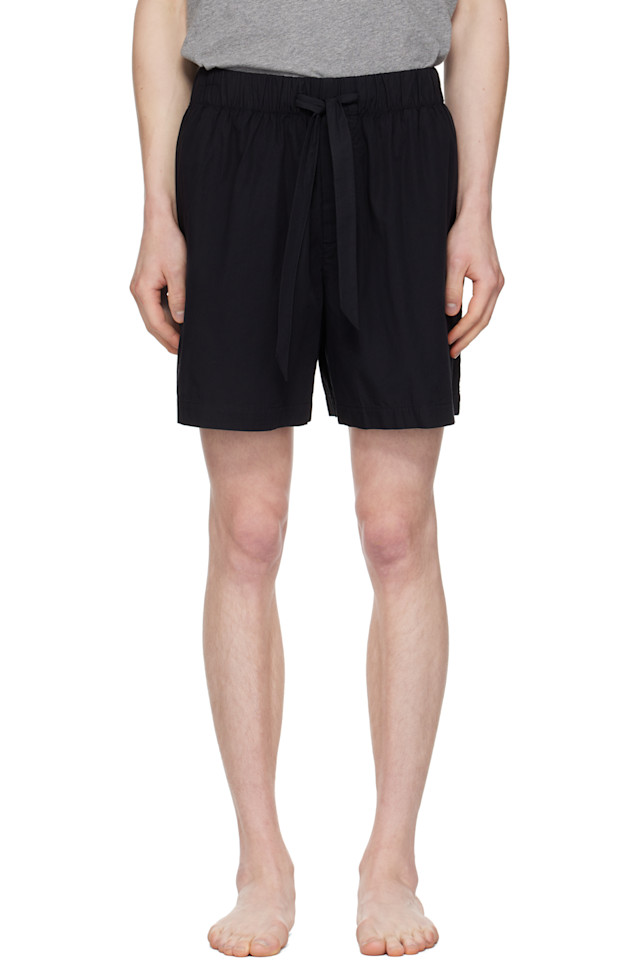 Пижамные шорты из поплина Tekla, черный
Пижамные шорты из поплина Tekla, черный