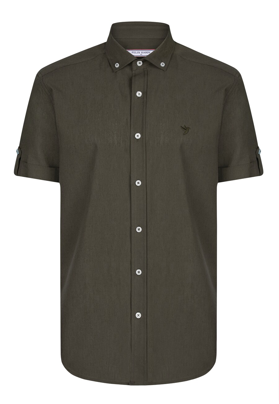 Рубашка на пуговицах классического кроя Felix Hardy, хаки
Рубашка на пуговицах классического кроя Felix Hardy, хаки