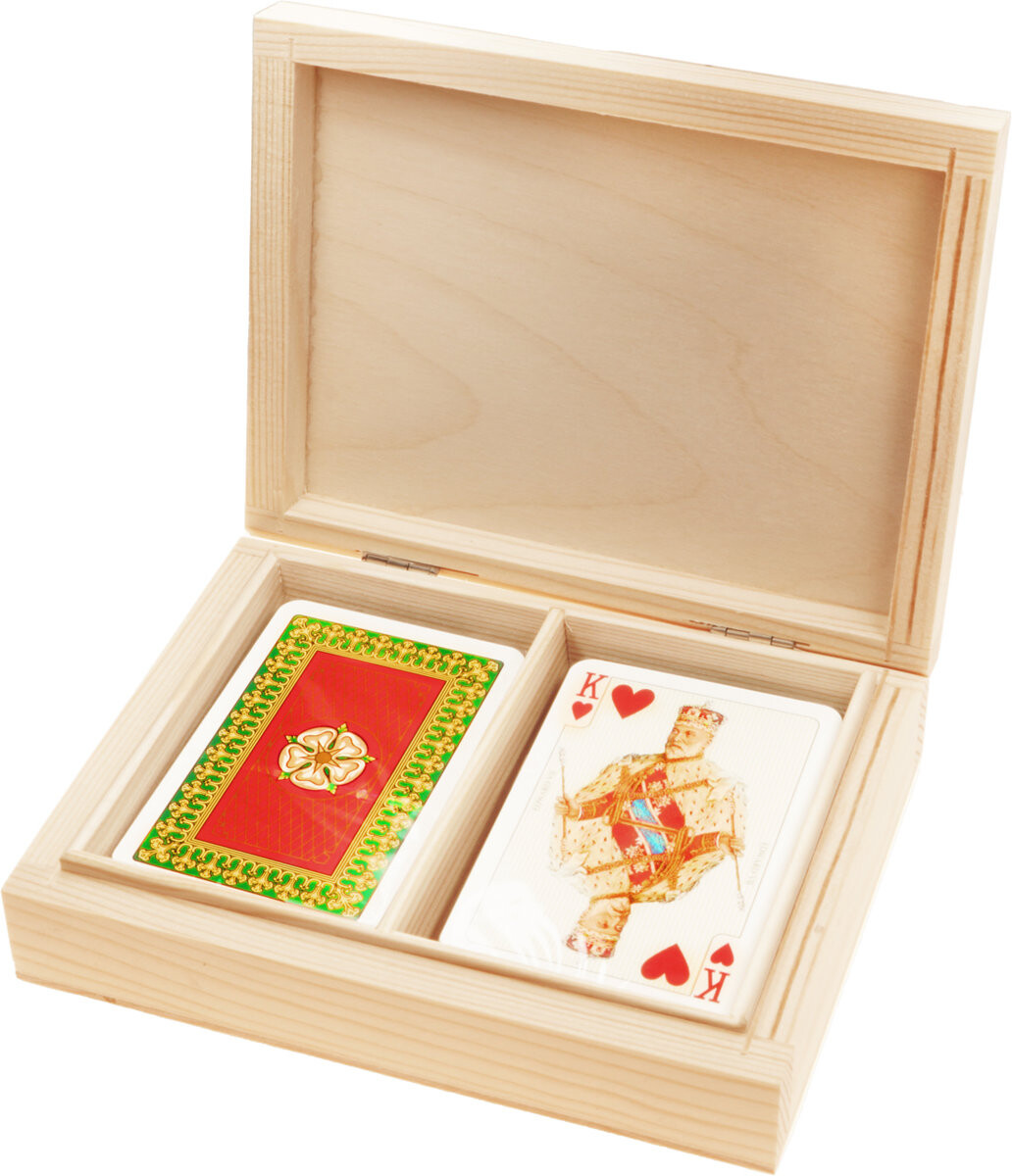 Игровые Карты Piatnik Lux Tudor Rose В Деревянной Коробке*
Игровые Карты Piatnik Lux Tudor Rose В Деревянной Коробке*