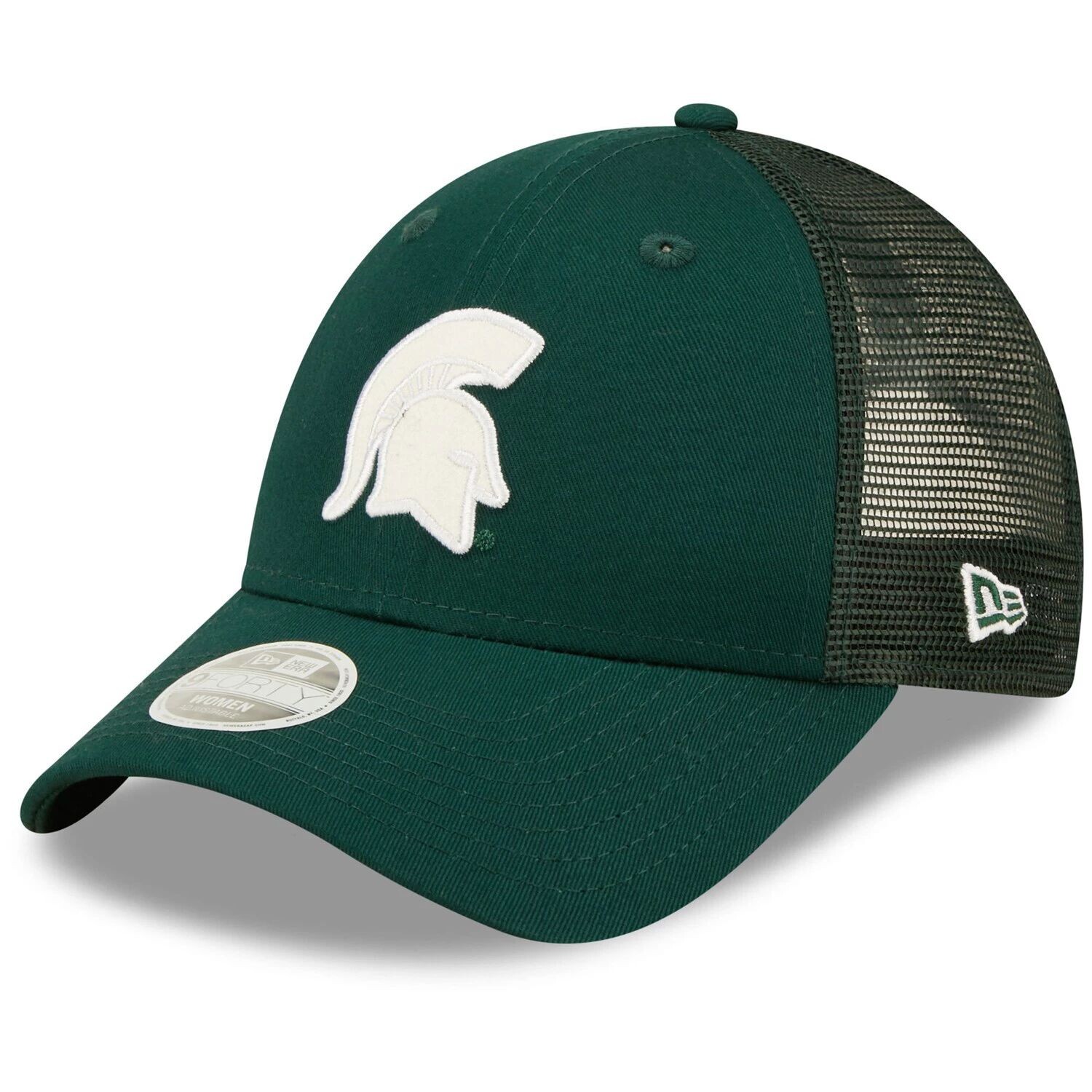 Женская кепка New Era Green Michigan State Spartans 9FORTY с логотипом Spark Trucker Snapback New Era 
Женская кепка New Era Green Michigan State Spartans 9FORTY с логотипом Spark Trucker Snapback New Era