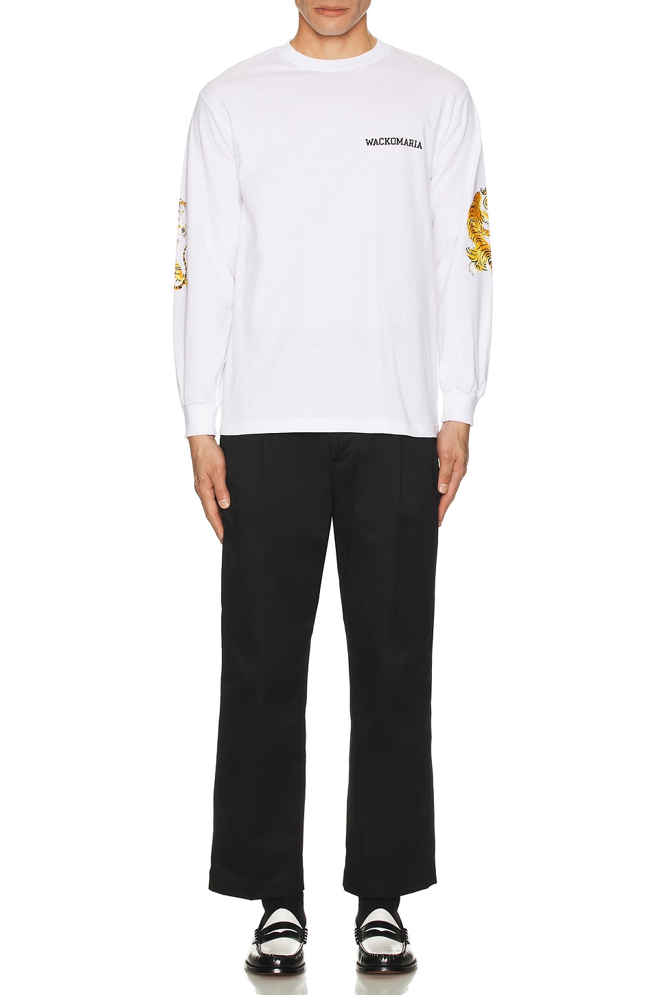 Футболка с длинным рукавом и круглым вырезом Tim Lehi Type-3 Wacko Maria, White
Футболка с длинным рукавом и круглым вырезом Tim Lehi Type-3 Wacko Maria, White