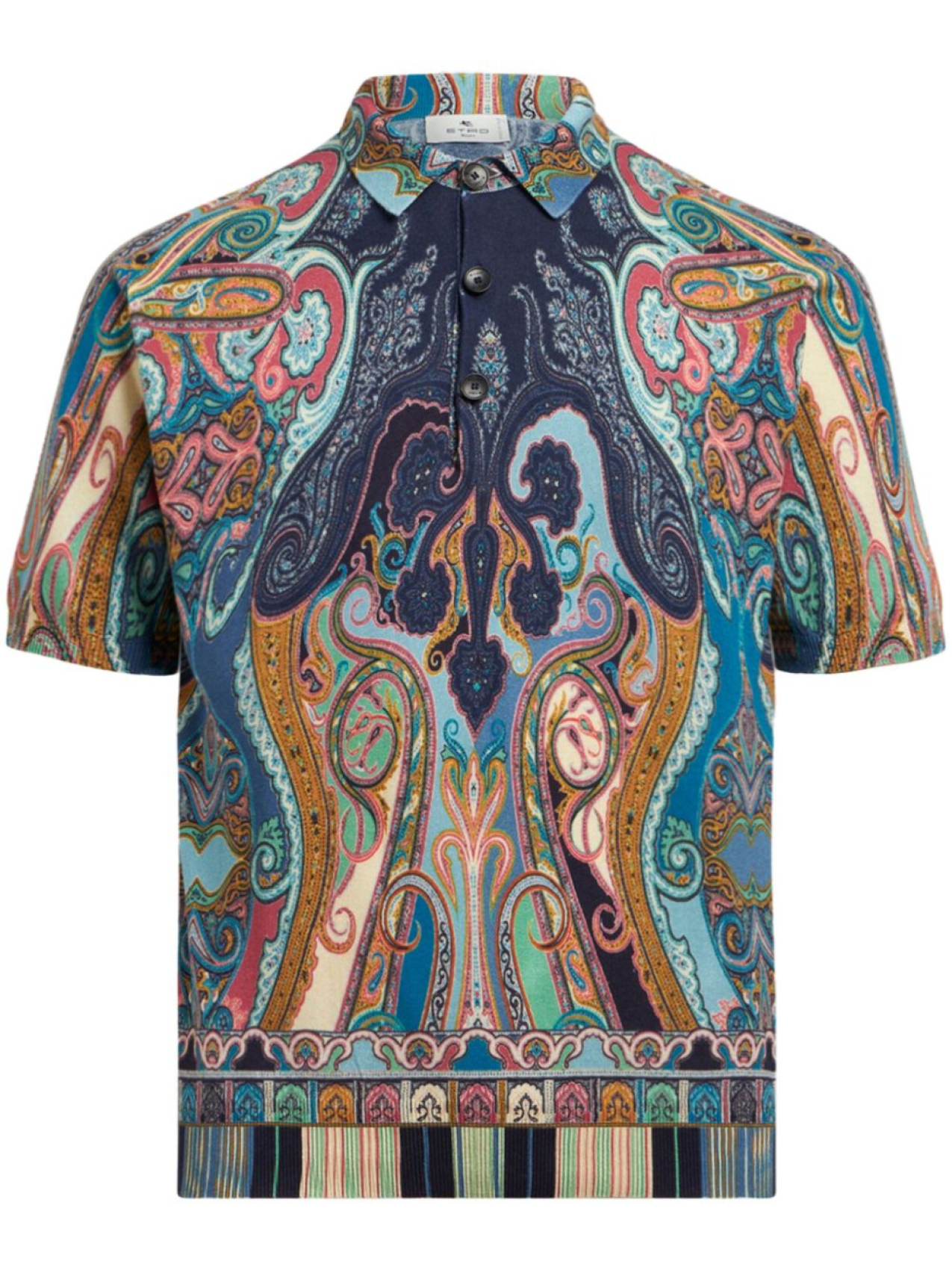 ETRO рубашка поло с принтом пейсли, синий
ETRO рубашка поло с принтом пейсли, синий