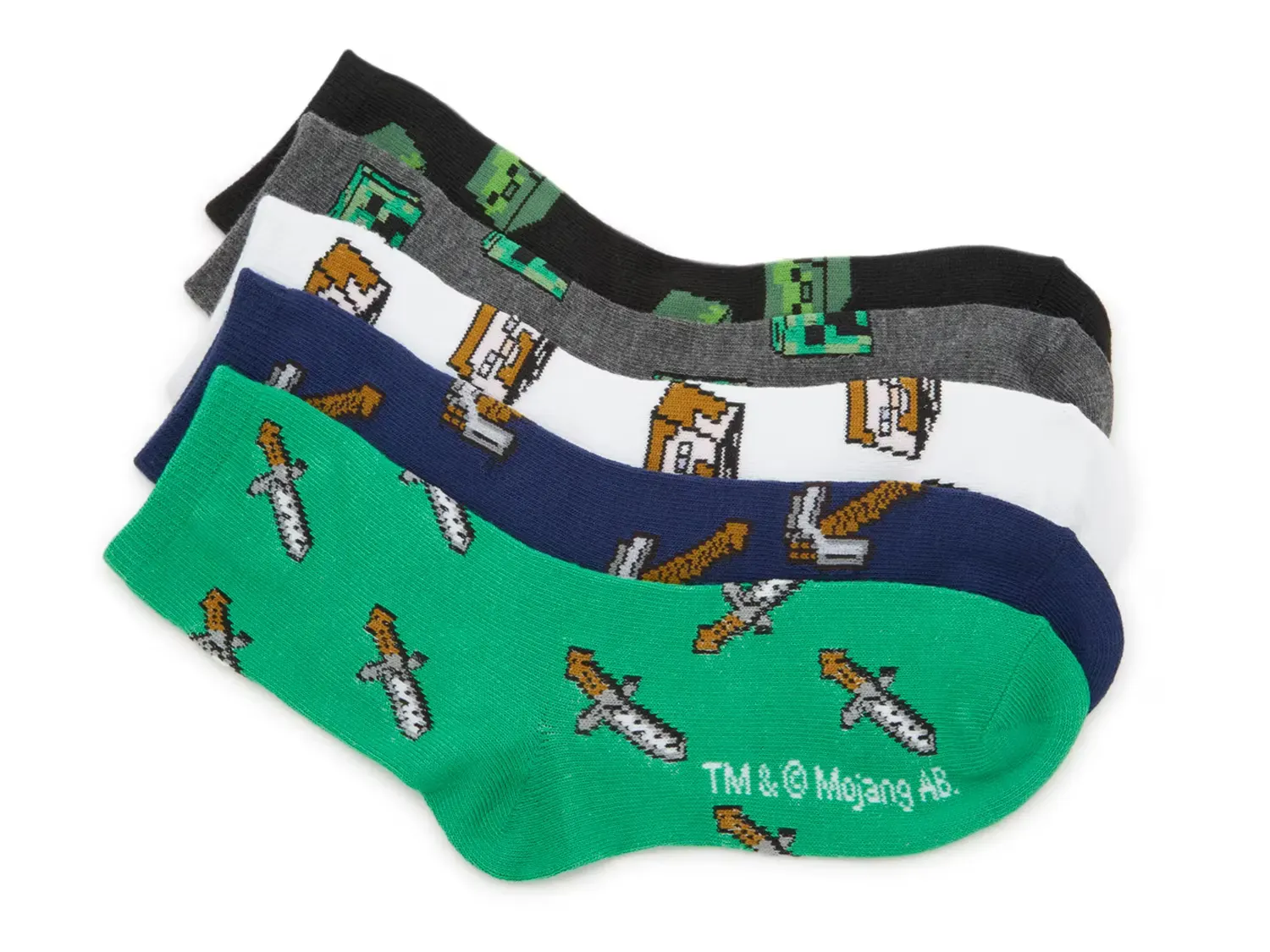 Детские носки Minecraft - набор 5 пар Pop Culture, Multicolor
Детские носки Minecraft - набор 5 пар Pop Culture, Multicolor