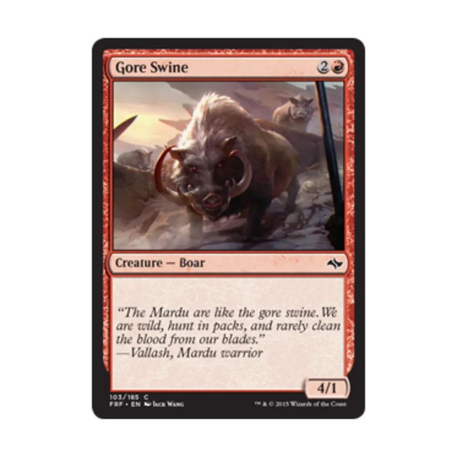 CCG Гор Свинья (К), MTG - Fate Reforged
CCG Гор Свинья (К), MTG - Fate Reforged