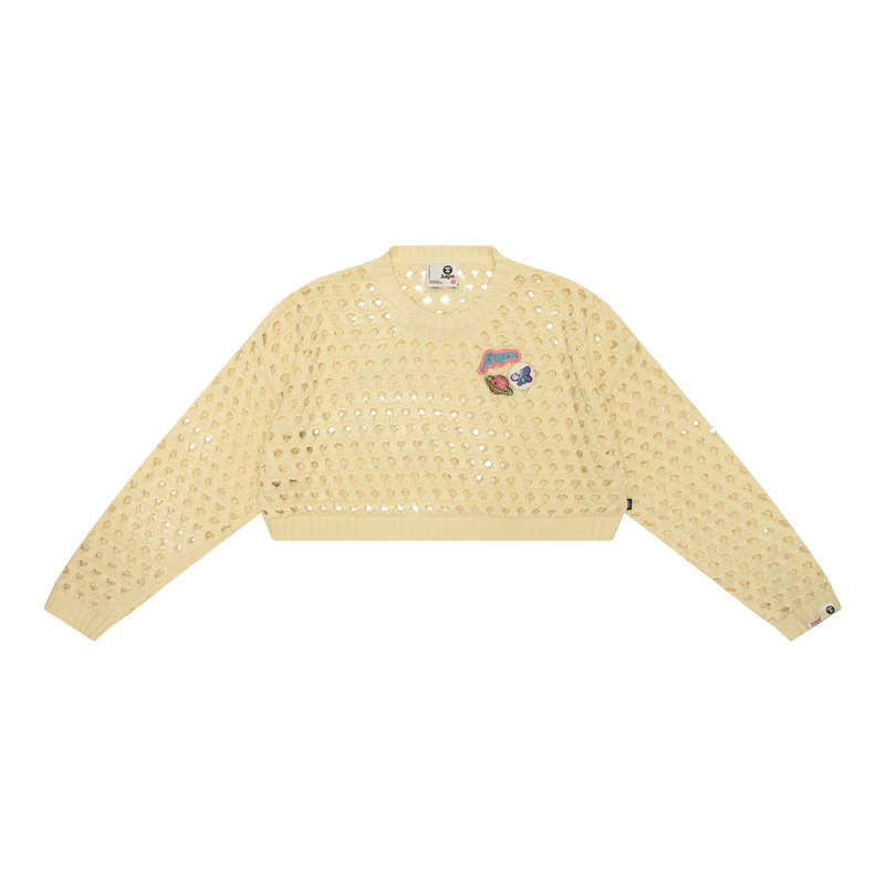 Трикотажная футболка Aape женская, бежево-желтая IVX
Трикотажная футболка Aape женская, бежево-желтая IVX