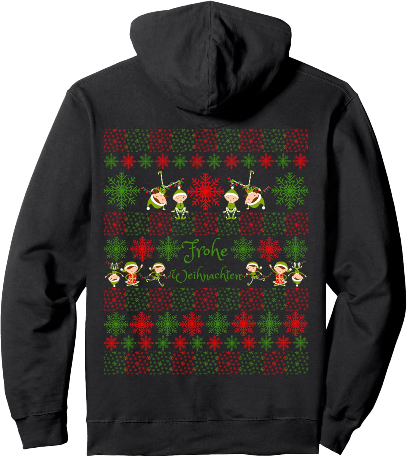 Красно-зеленая толстовка с капюшоном Frohe Weihnachten Elf Snowflake Pattern Christmas Kwanzaa Hanukkah Holiday Shop
Красно-зеленая толстовка с капюшоном Frohe Weihnachten Elf Snowflake Pattern Christmas Kwanzaa Hanukkah Holiday Shop