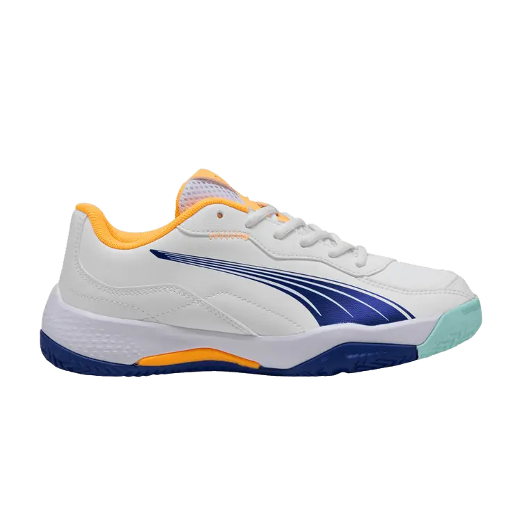 Кроссовки Puma Nova Smash Big Kid 'White Vivid Blue', белый
Кроссовки Puma Nova Smash Big Kid 'White Vivid Blue', белый