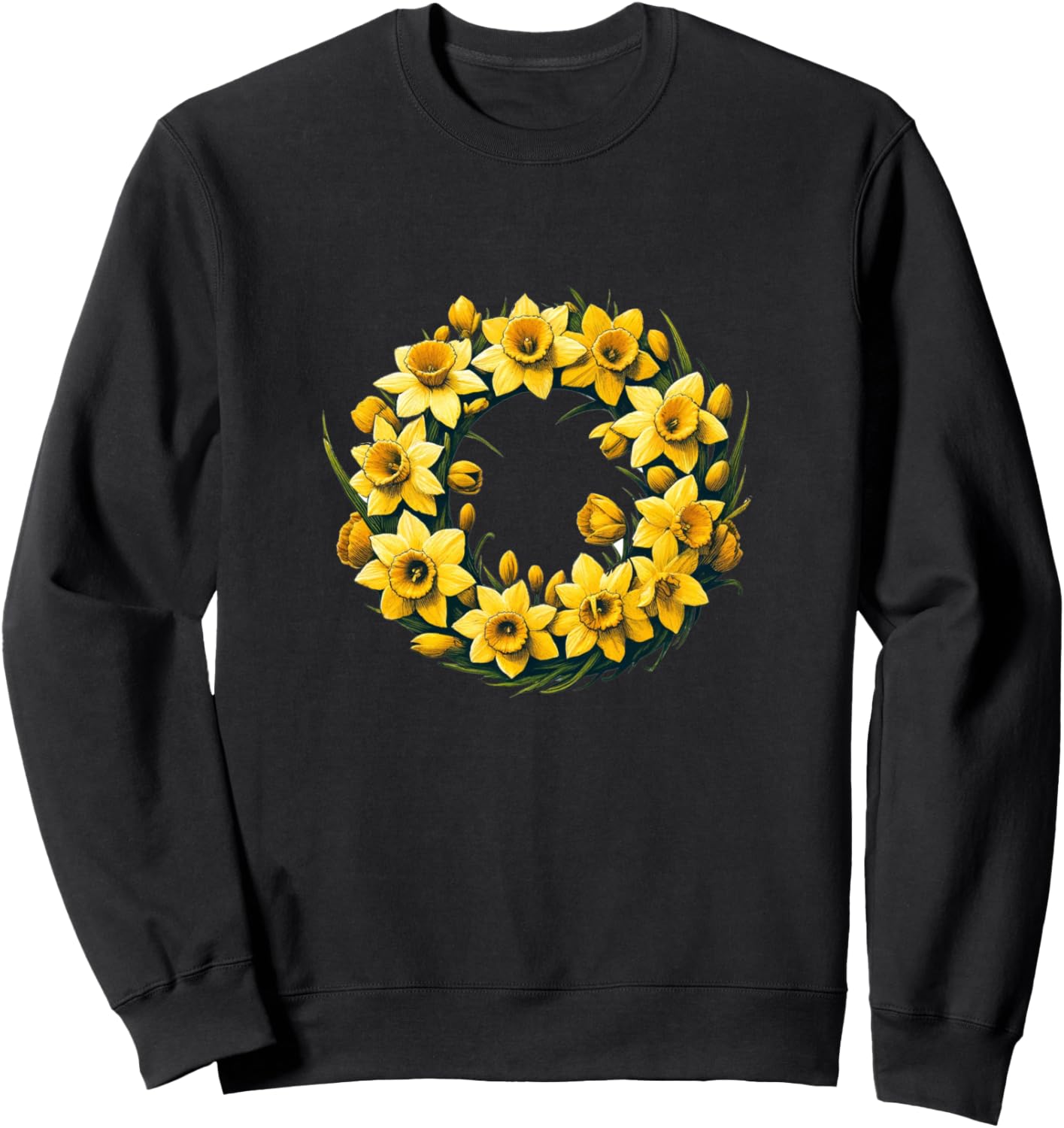Толстовка с изображением цветочного венка и садовых нарциссов Daffodil Nature Lovers Bubb, черный
Толстовка с изображением цветочного венка и садовых нарциссов Daffodil Nature Lovers Bubb, черный