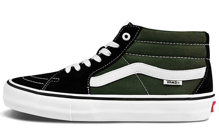 Кроссовки Vans Sk8 Mid Green/Black, Черный, Кроссовки Vans Sk8 Mid Green/Black 
Кроссовки Vans Sk8 Mid Green/Black, Черный, Кроссовки Vans Sk8 Mid Green/Black