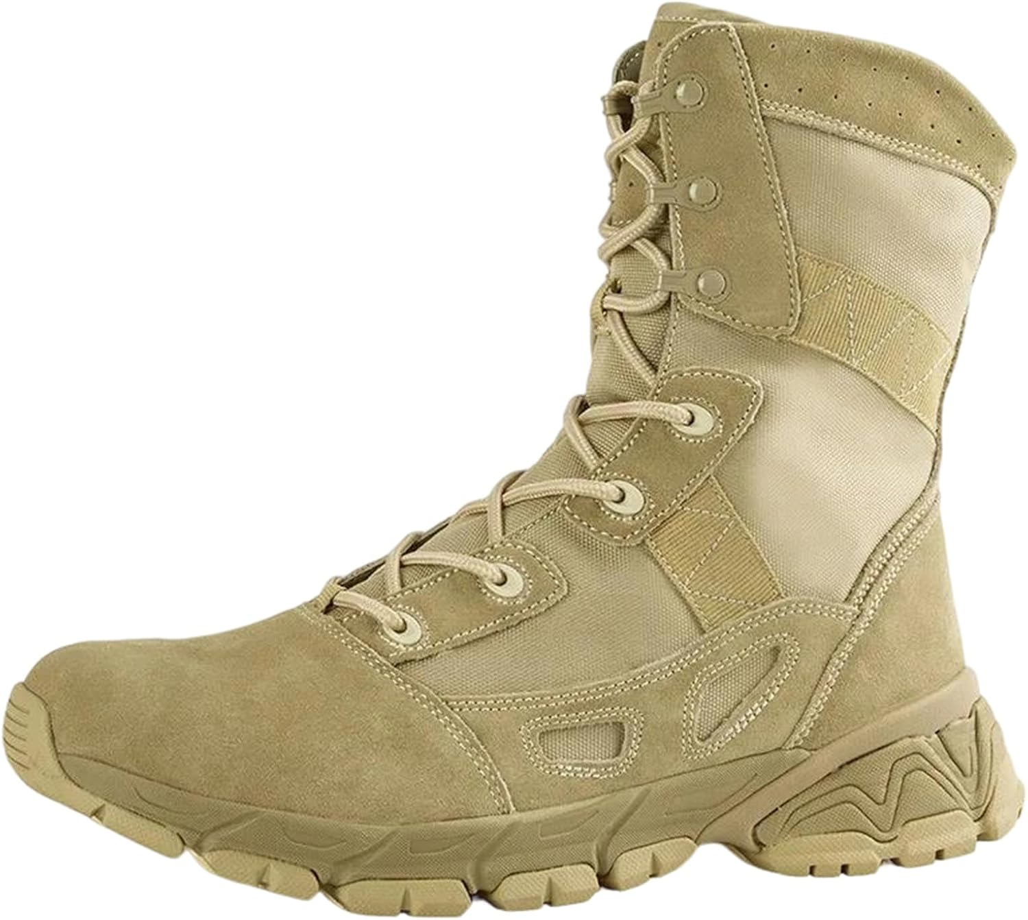 Мужские водонепроницаемые тактические походные ботинки, противоскользящие треккинговые туфли с амортизацией, ботинки Alloaone, хаки
Мужские водонепроницаемые тактические походные ботинки, противоскользящие треккинговые туфли с амортизацией, ботинки Alloaone, хаки