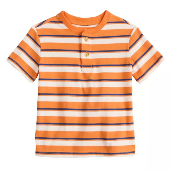 Полосатая футболка-хенли с коротким рукавом для мальчиков и малышей Jumping Beans, цвет henley stripe autumn
Полосатая футболка-хенли с коротким рукавом для мальчиков и малышей Jumping Beans, цвет henley stripe autumn