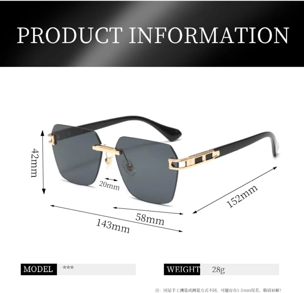 Модные классические солнцезащитные очки без оправы, стильные мужские винтажные металлические солнцезащитные очки для женщин, защита от УФ-излучения UV400 MTZJH, 03
Модные классические солнцезащитные очки без оправы, стильные мужские винтажные металлические солнцезащитные очки для женщин, защита от УФ-излучения UV400 MTZJH, 03
