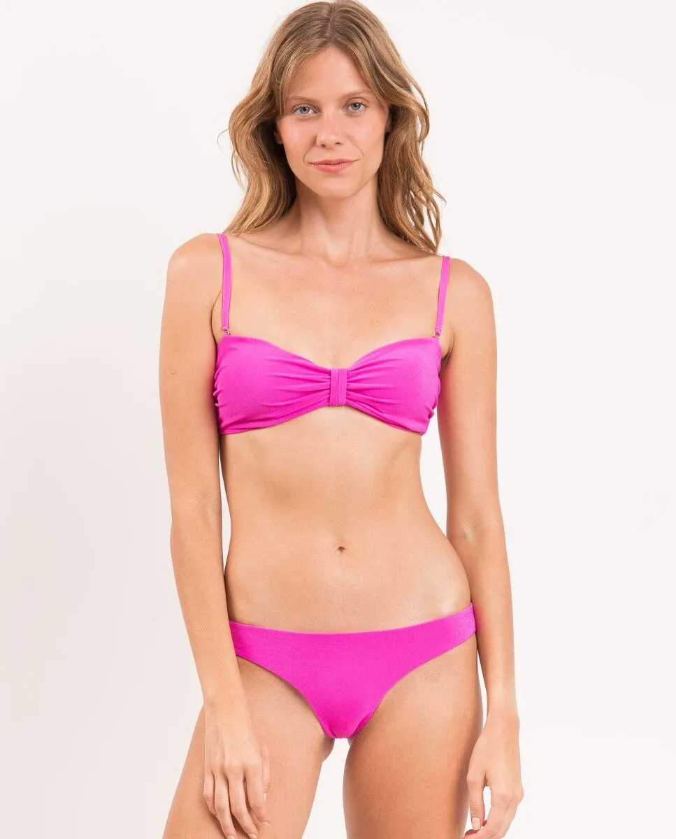 Гладкие бразильские плавки бикини Río de Sol, фуксия
Гладкие бразильские плавки бикини Río de Sol, фуксия