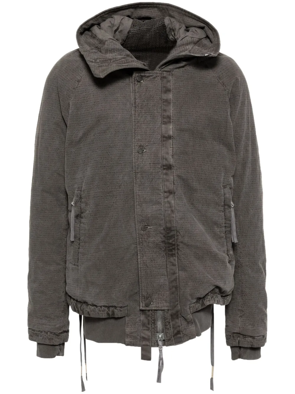 Пуховик с капюшоном Boris Bidjan Saberi, серый
Пуховик с капюшоном Boris Bidjan Saberi, серый