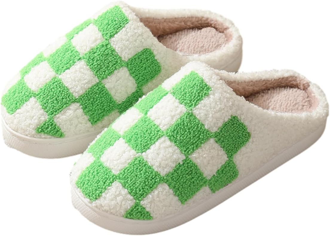 Женские и мужские ретро-теплые пушистые домашние тапочки с лицевой отделкой, мягкие и уютные, с клетчатым узором, милые, стираемые, с удобной посадкой, для дома зимой Sxlingdo, зеленый
Женские и мужские ретро-теплые пушистые домашние тапочки с лицевой отделкой, мягкие и уютные, с клетчатым узором, милые, стираемые, с удобной посадкой, для дома зимой Sxlingdo, зеленый