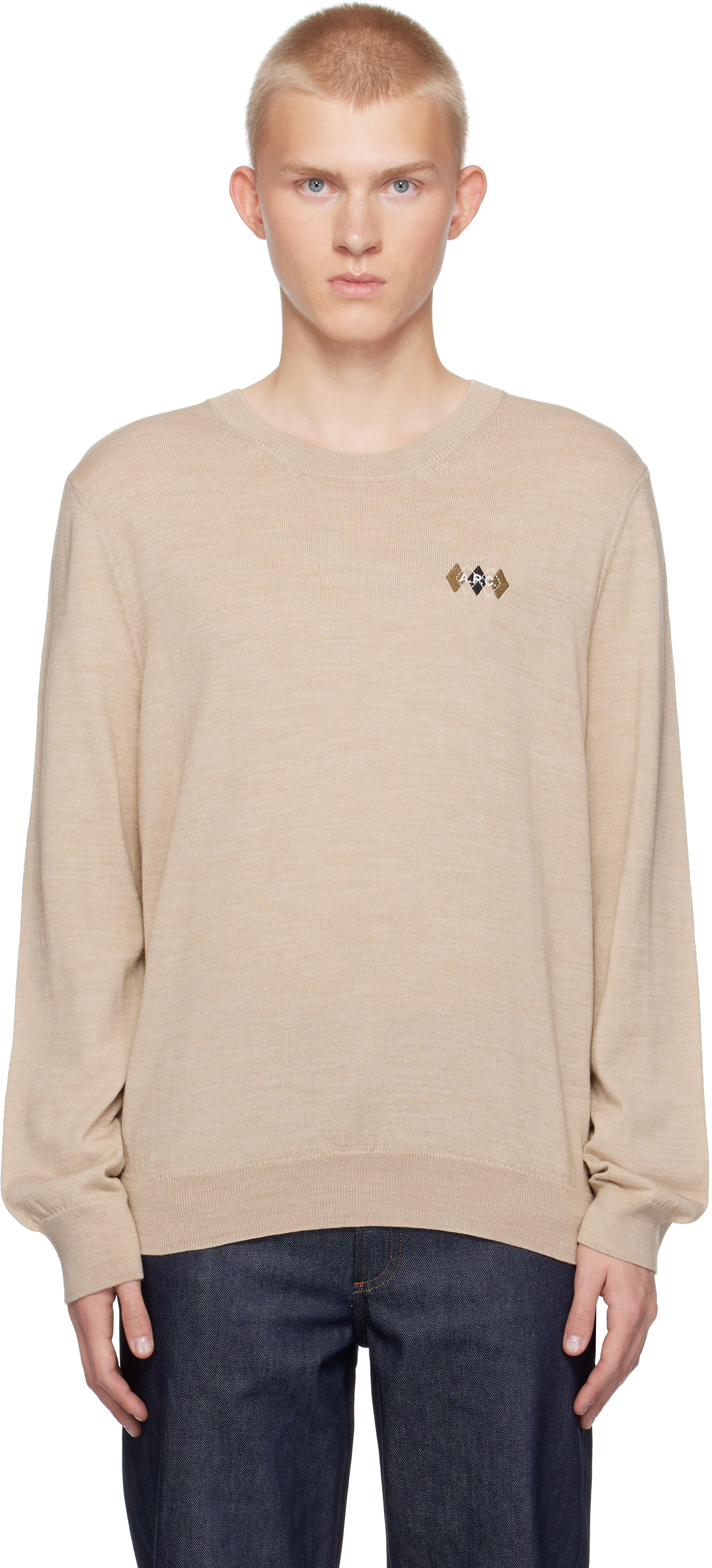 Бежевый свитер Rory A.P.C.
Бежевый свитер Rory A.P.C.