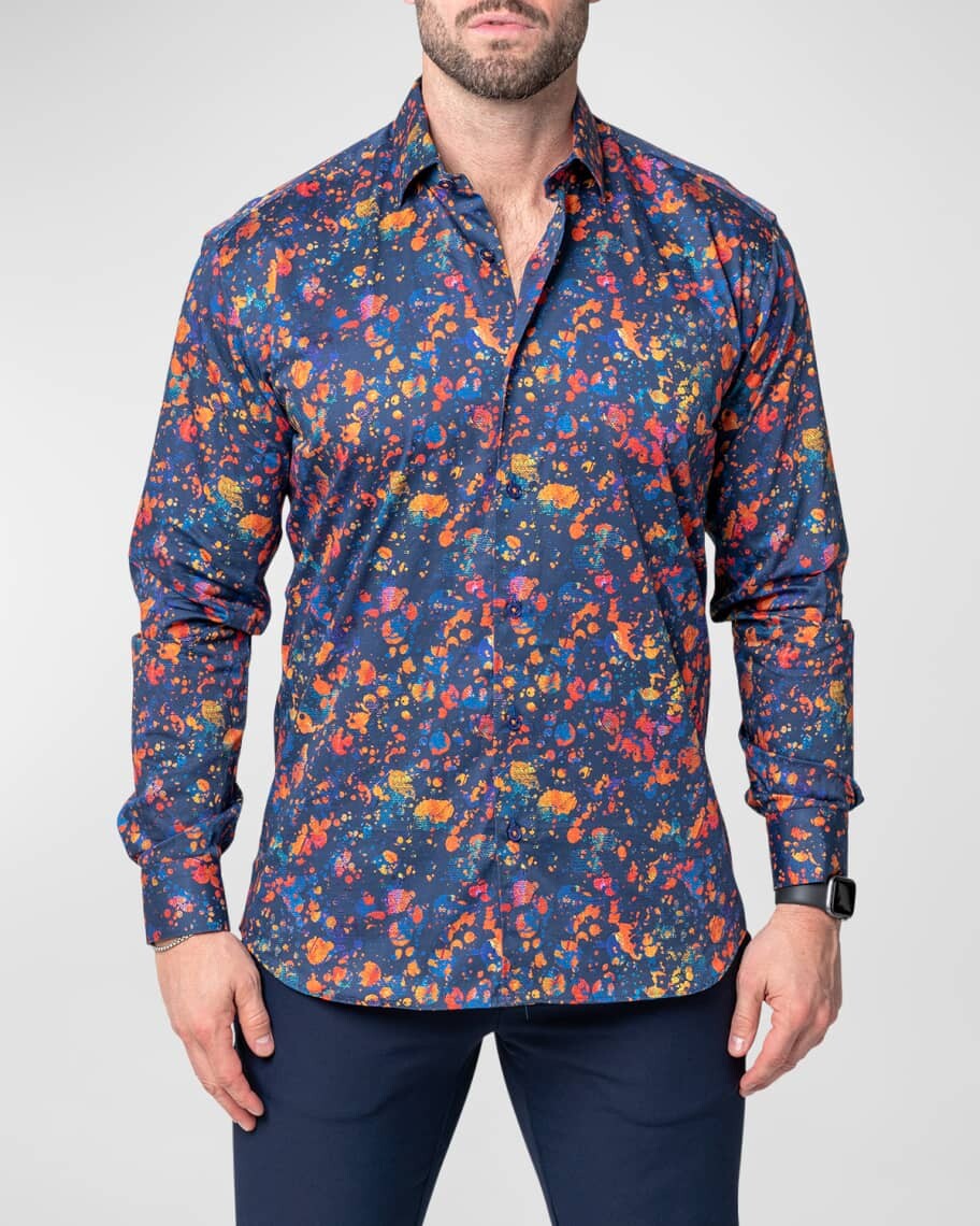 Мужская спортивная рубашка Fibonacci Paint Splatter Maceoo
Мужская спортивная рубашка Fibonacci Paint Splatter Maceoo