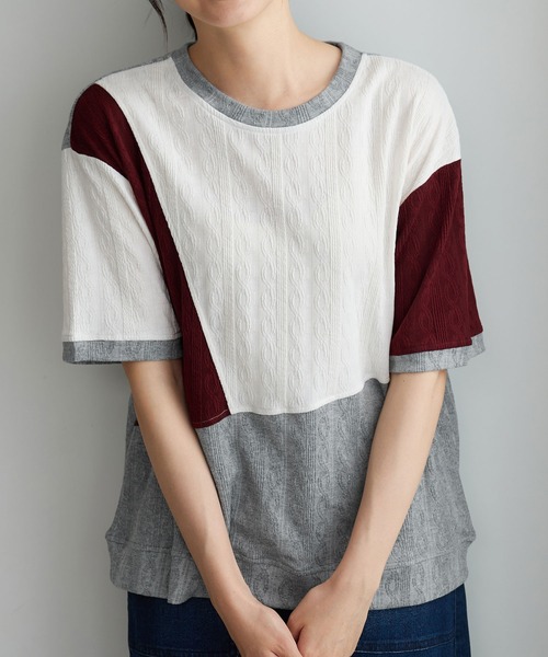 Футболка мини-кэжуал, лоскутный узор BELLUNA PLUS
Футболка мини-кэжуал, лоскутный узор BELLUNA PLUS