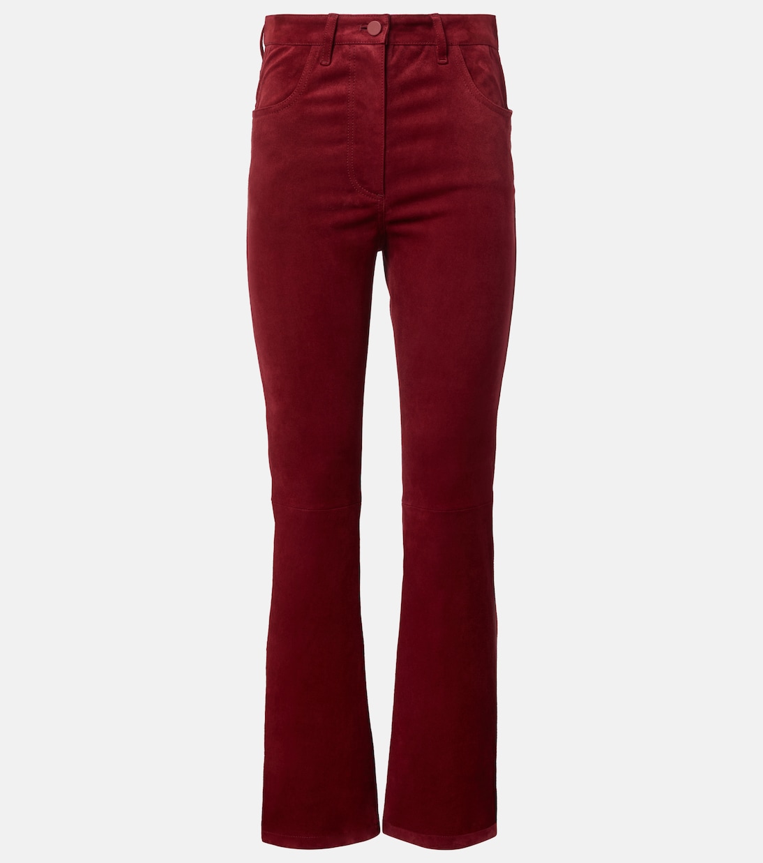 Узкие замшевые брюки с высокой талией Joseph, Ruby
Узкие замшевые брюки с высокой талией Joseph, Ruby