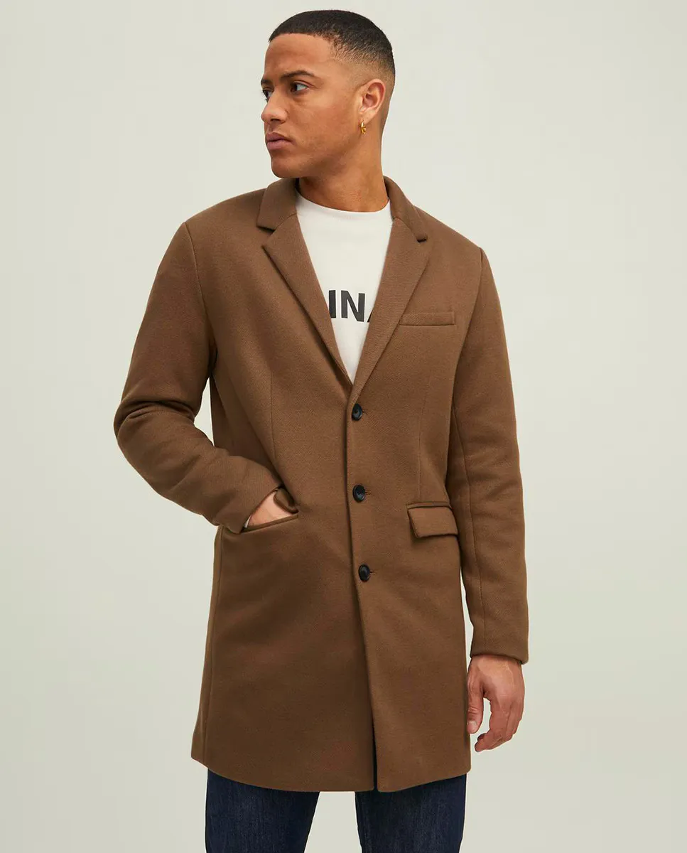 Мужское тканевое пальто с застежкой на пуговицы и лацканами Jack & Jones, светло-коричневый
Мужское тканевое пальто с застежкой на пуговицы и лацканами Jack & Jones, светло-коричневый