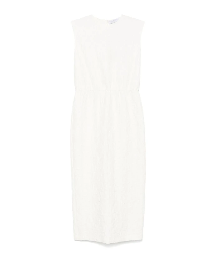 Белое платье с вырезом-капелькой Harris Wharf London, белый
Белое платье с вырезом-капелькой Harris Wharf London, белый